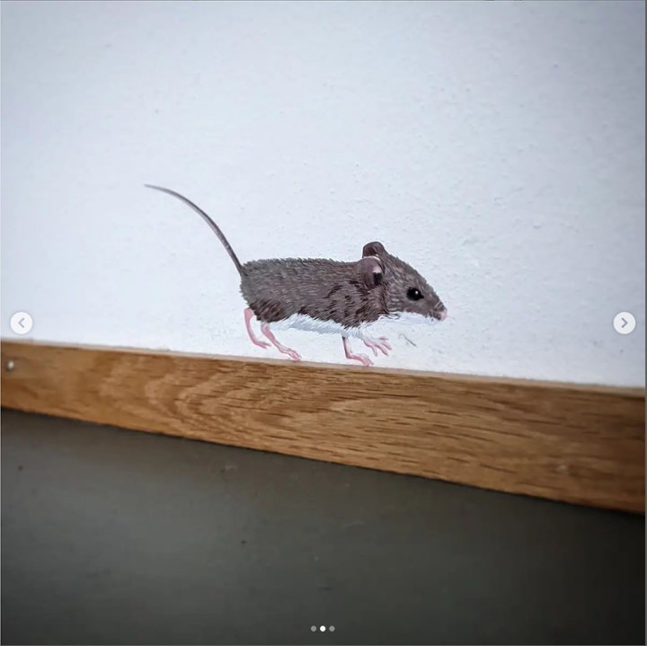 Bosmuis Muurstickers - Afbeelding 7