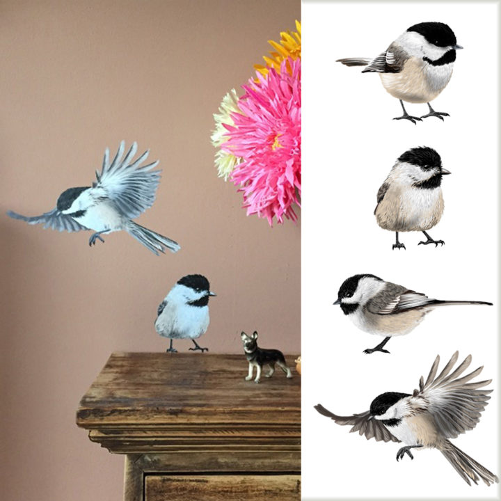 Chickadee Muurstickers