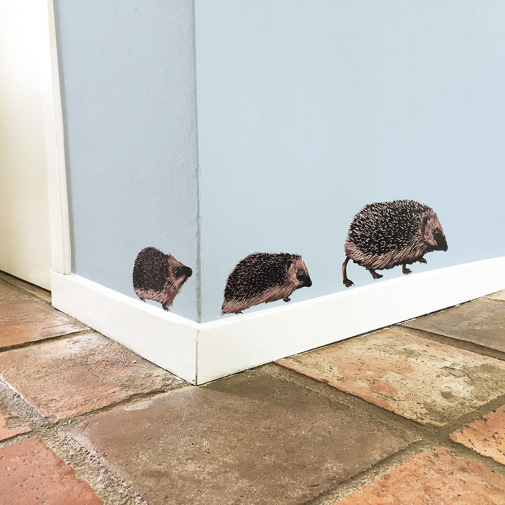 Hedgehog Wall Stickers - Image 4