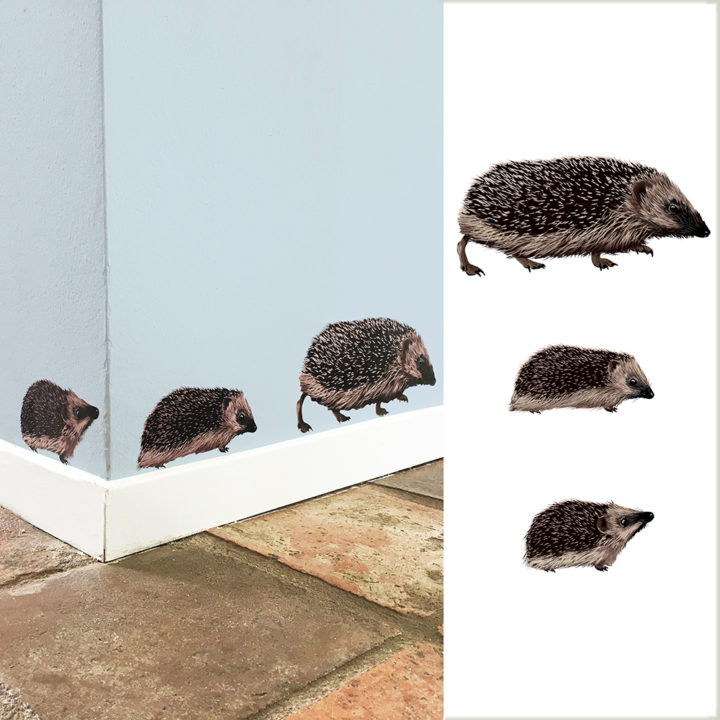 Hedgehog Wall Stickers