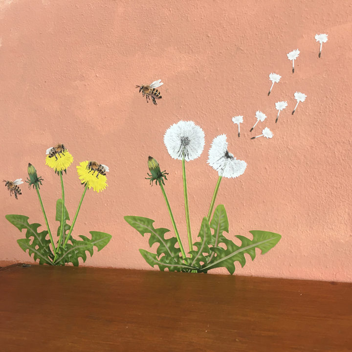 Paardenbloemen Muursticker - Afbeelding 3