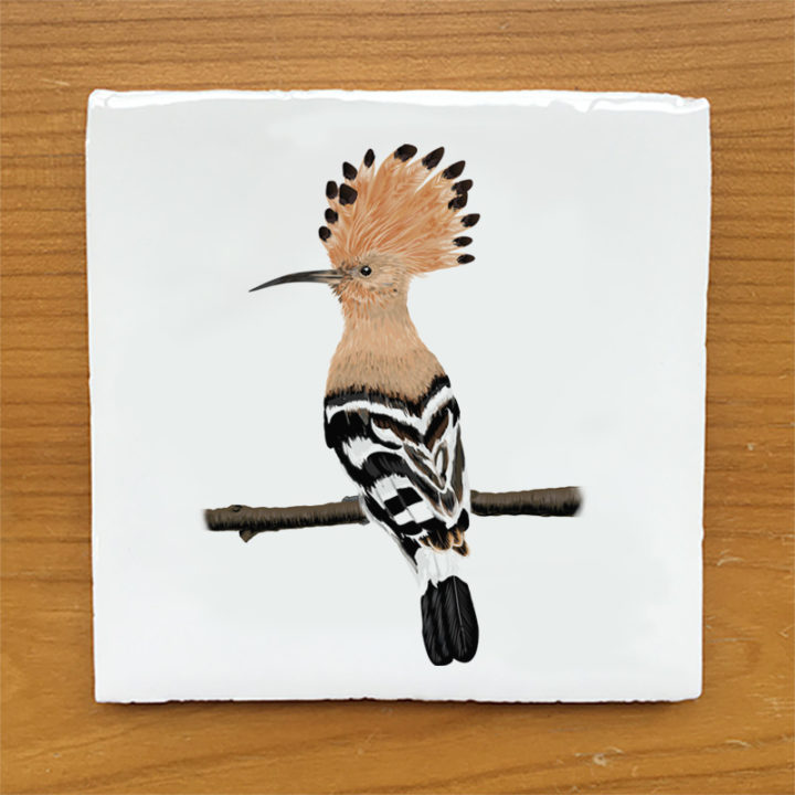 Hoopoe - Vintage Style Tile