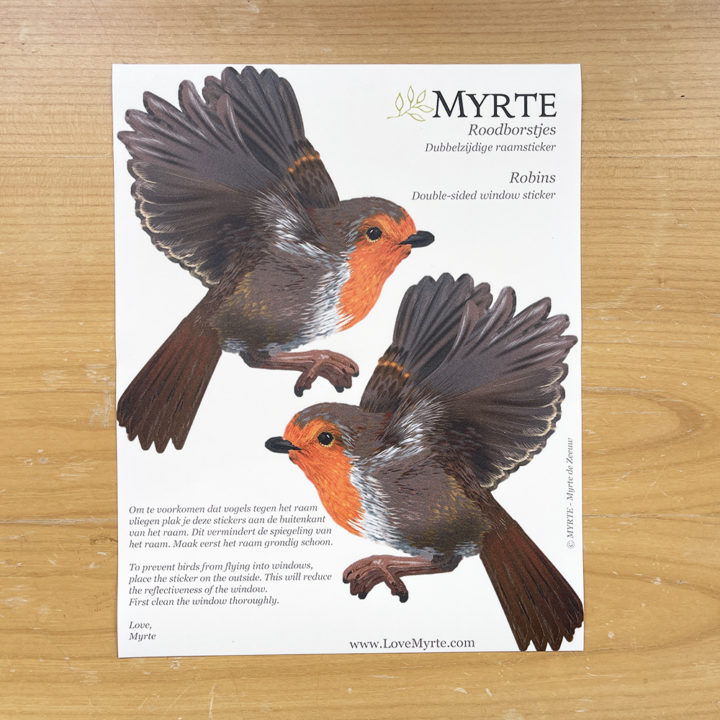 Robin Double-sided Window Sticker - Image 4