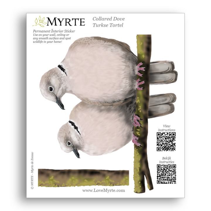 Turkse Tortel muurstickers - Afbeelding 4